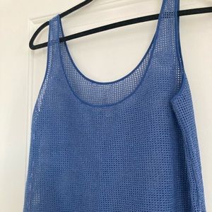 COS semi sheer cover up dress